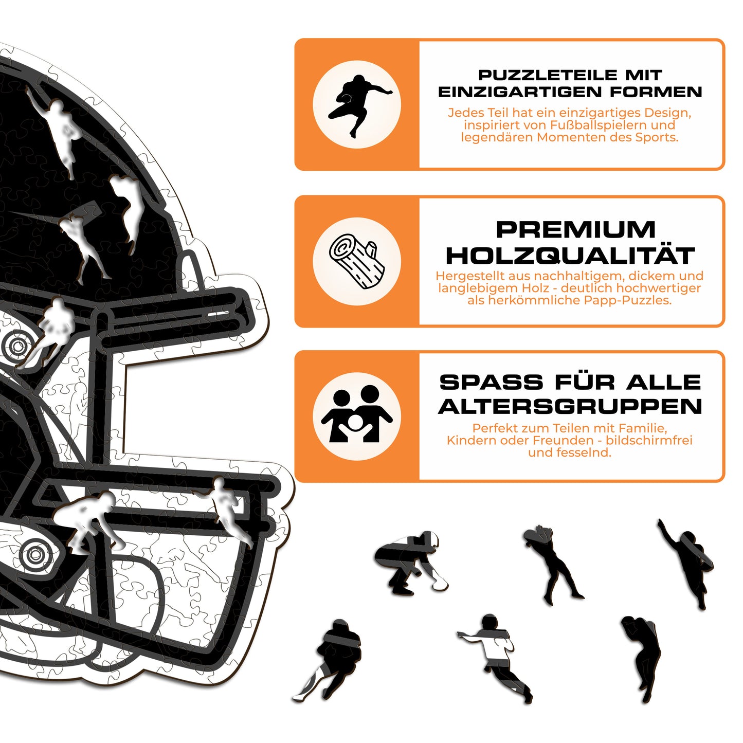 Pittsburgh Steelers™ Helm - Holzpuzzle
