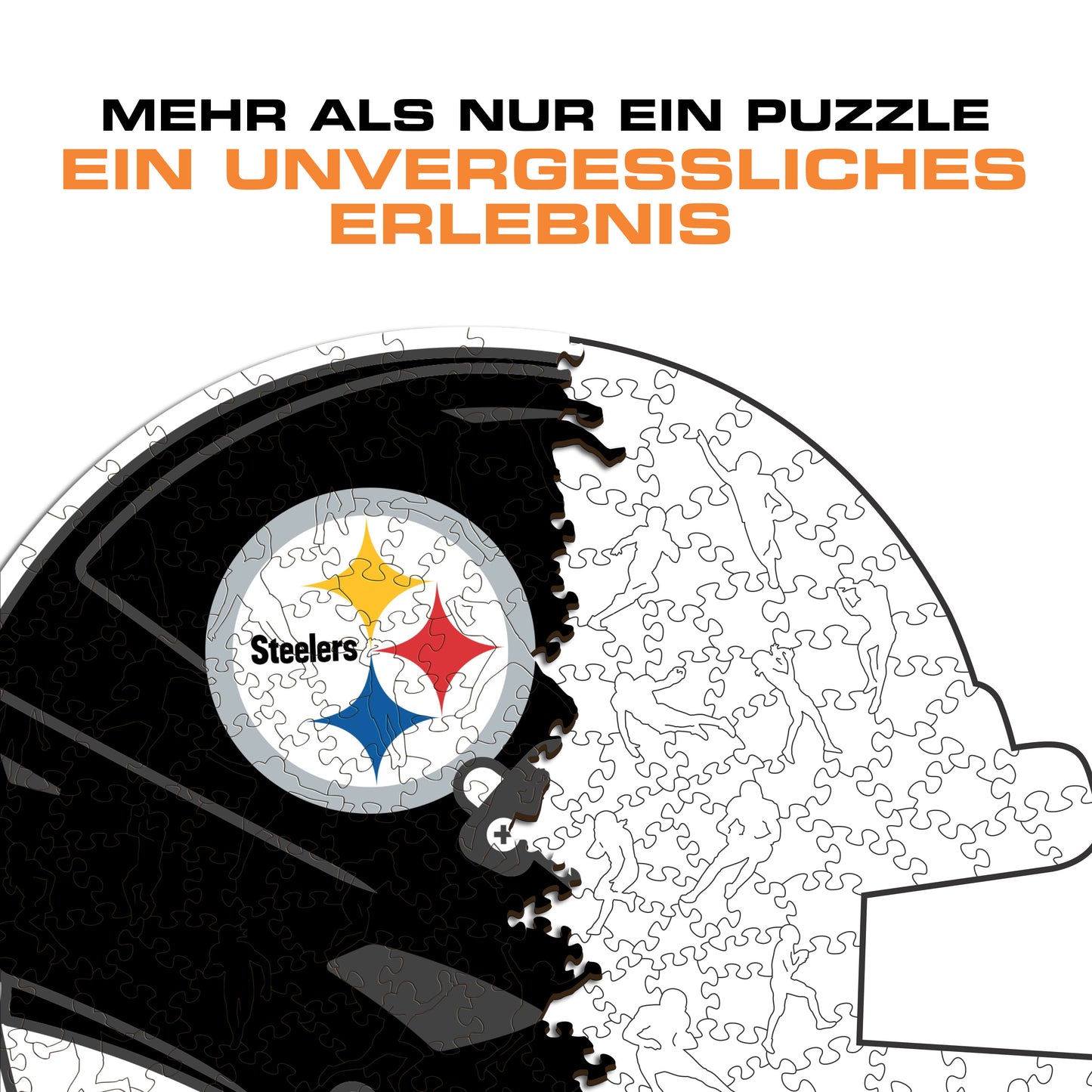Pittsburgh Steelers™ Helm - Holzpuzzle