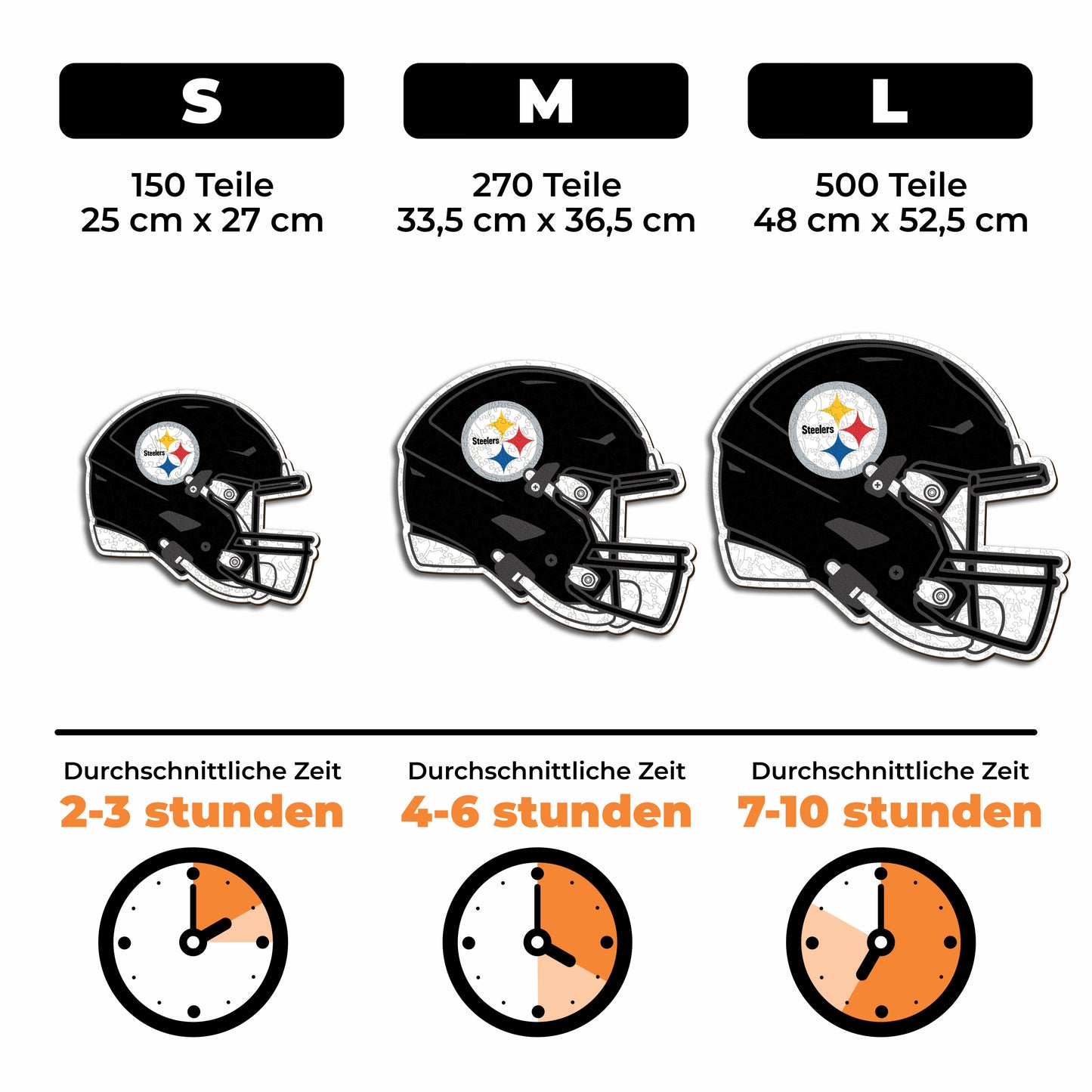 Pittsburgh Steelers™ Helm - Holzpuzzle