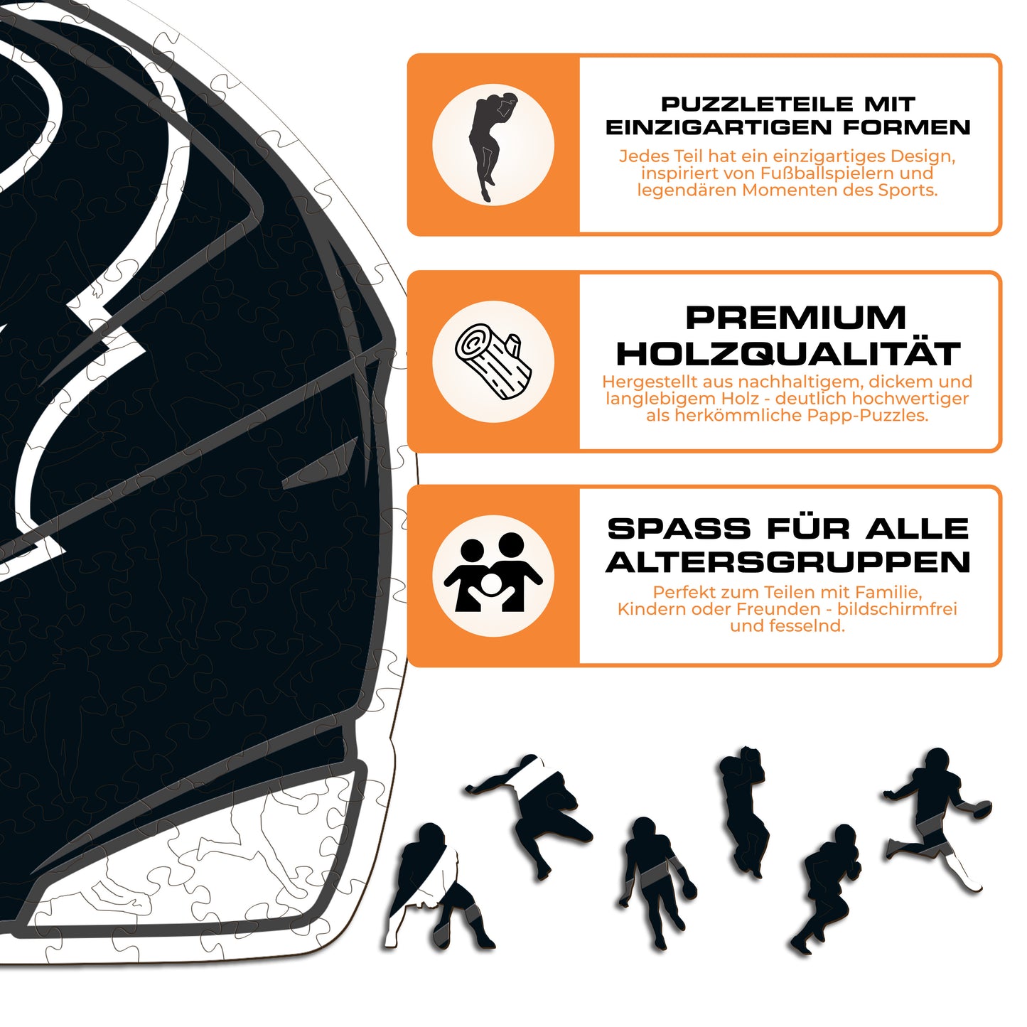 Houston Texans™ Helm - Holzpuzzle