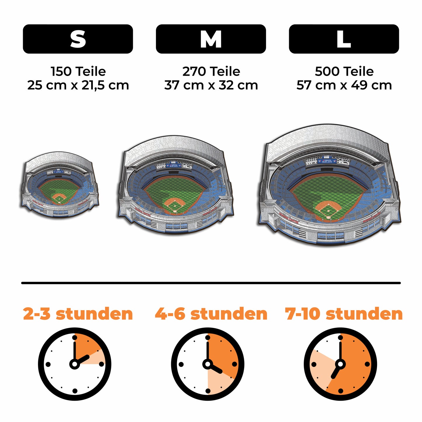 Toronto Blue Jays™ Rogers Centre - Holzpuzzle