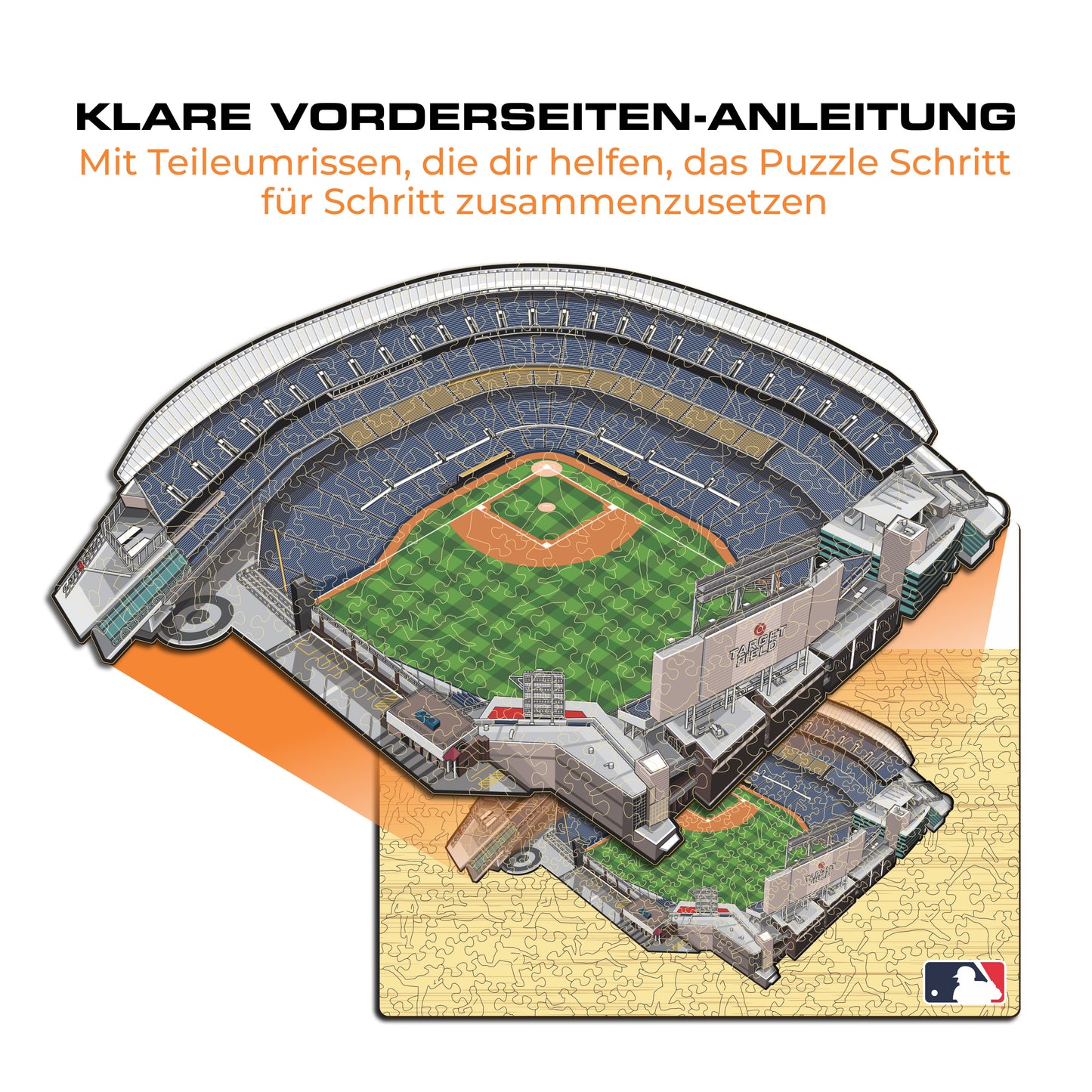 Minnesota Twins™ Target Field - Holzpuzzle