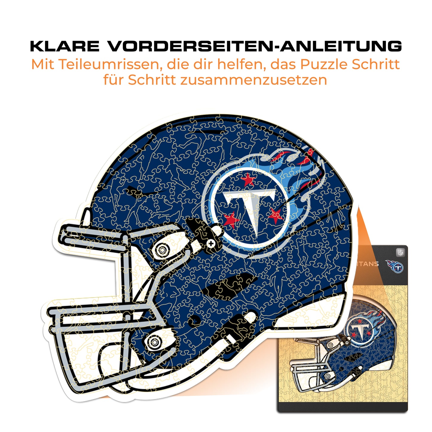 Tennessee Titans™ Helm - Holzpuzzle