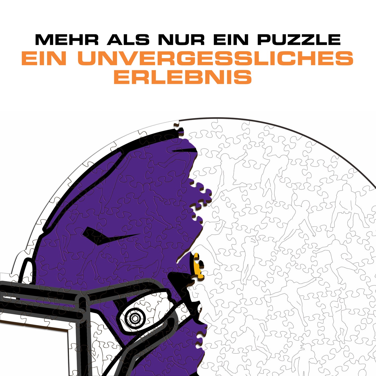 Minnesota Vikings™ Helmet - Holzpuzzle