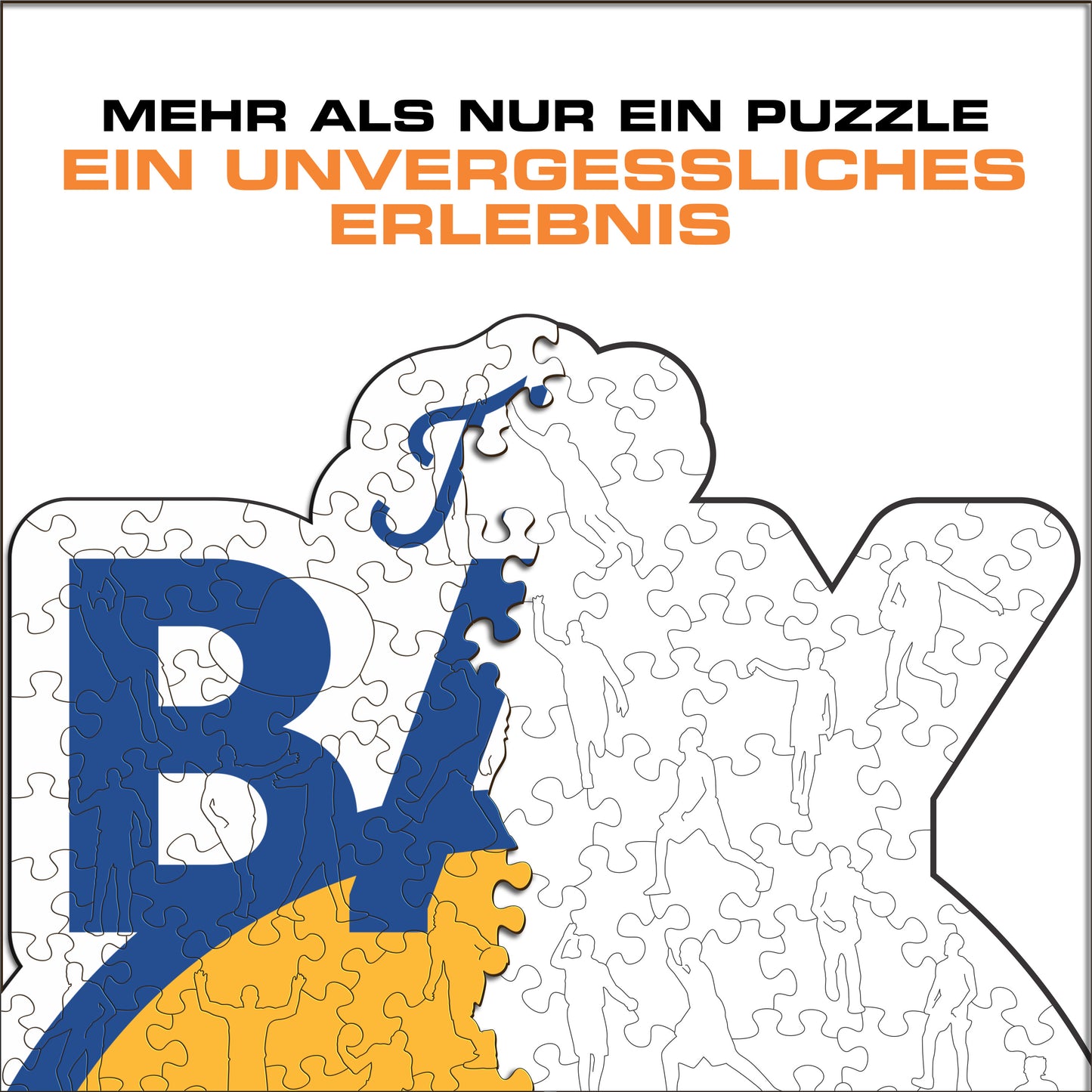 Golden State Warriors™ Logo - Holzpuzzle