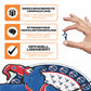 Washington Wizards™ Maskottchen - Holzpuzzle
