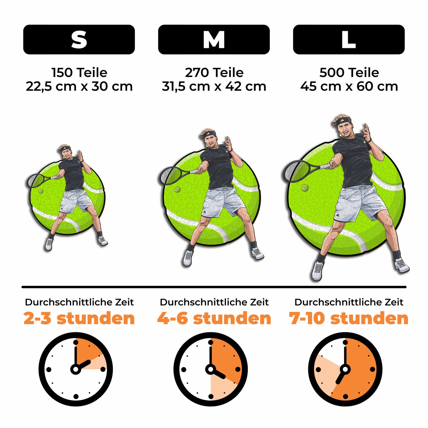 Alexander Zverev - Holzpuzzle