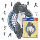 Memphis Grizzlies™ Maskottchen - Holzpuzzle