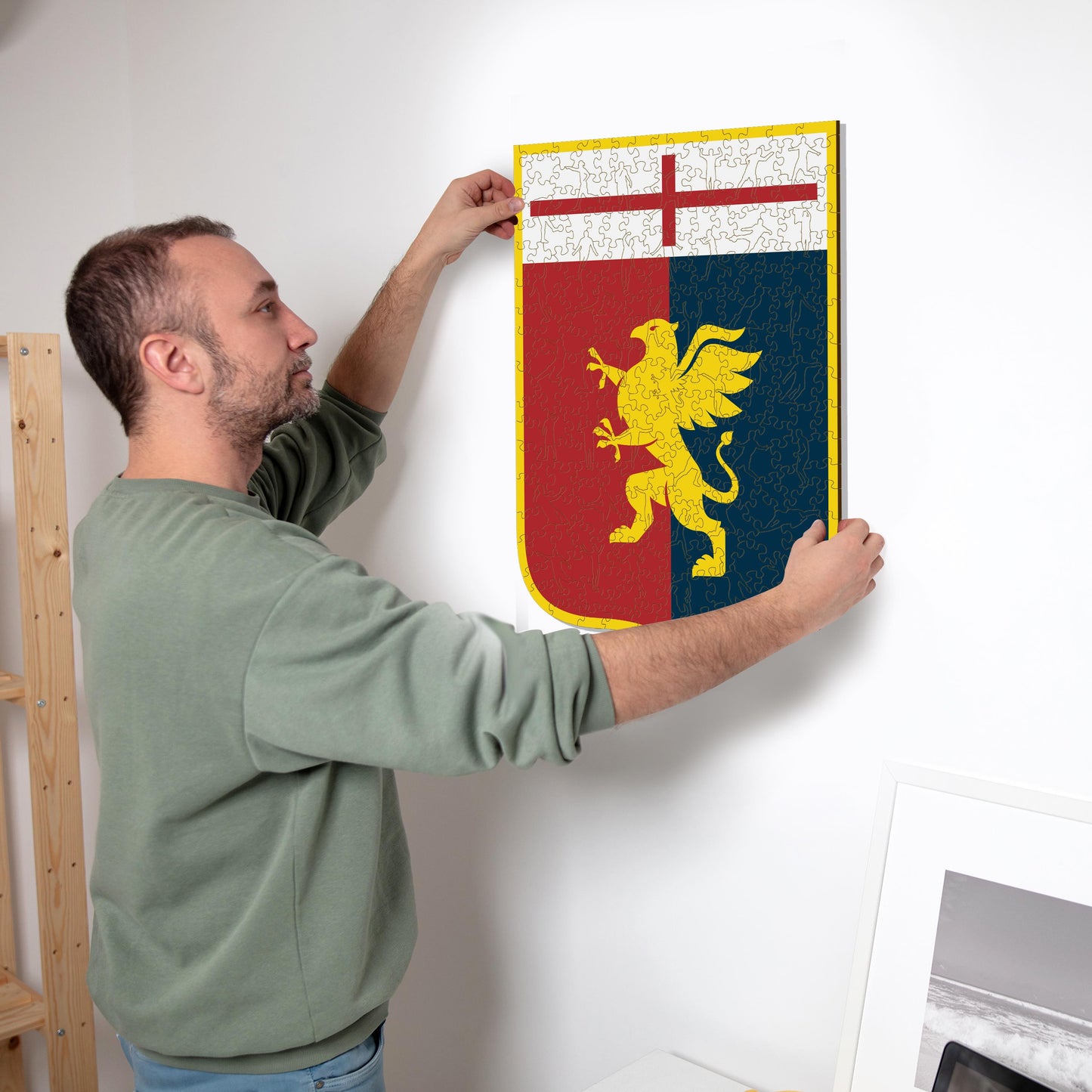 Genoa® CFC Logo - Holzpuzzle