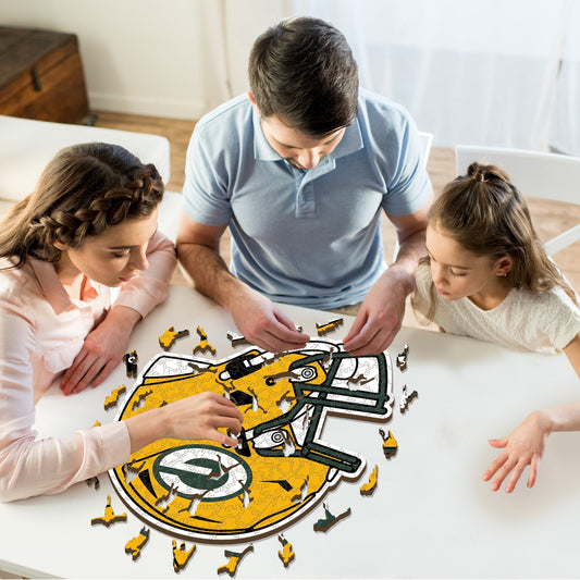 Green Bay Packers™ Helm - Holzpuzzle