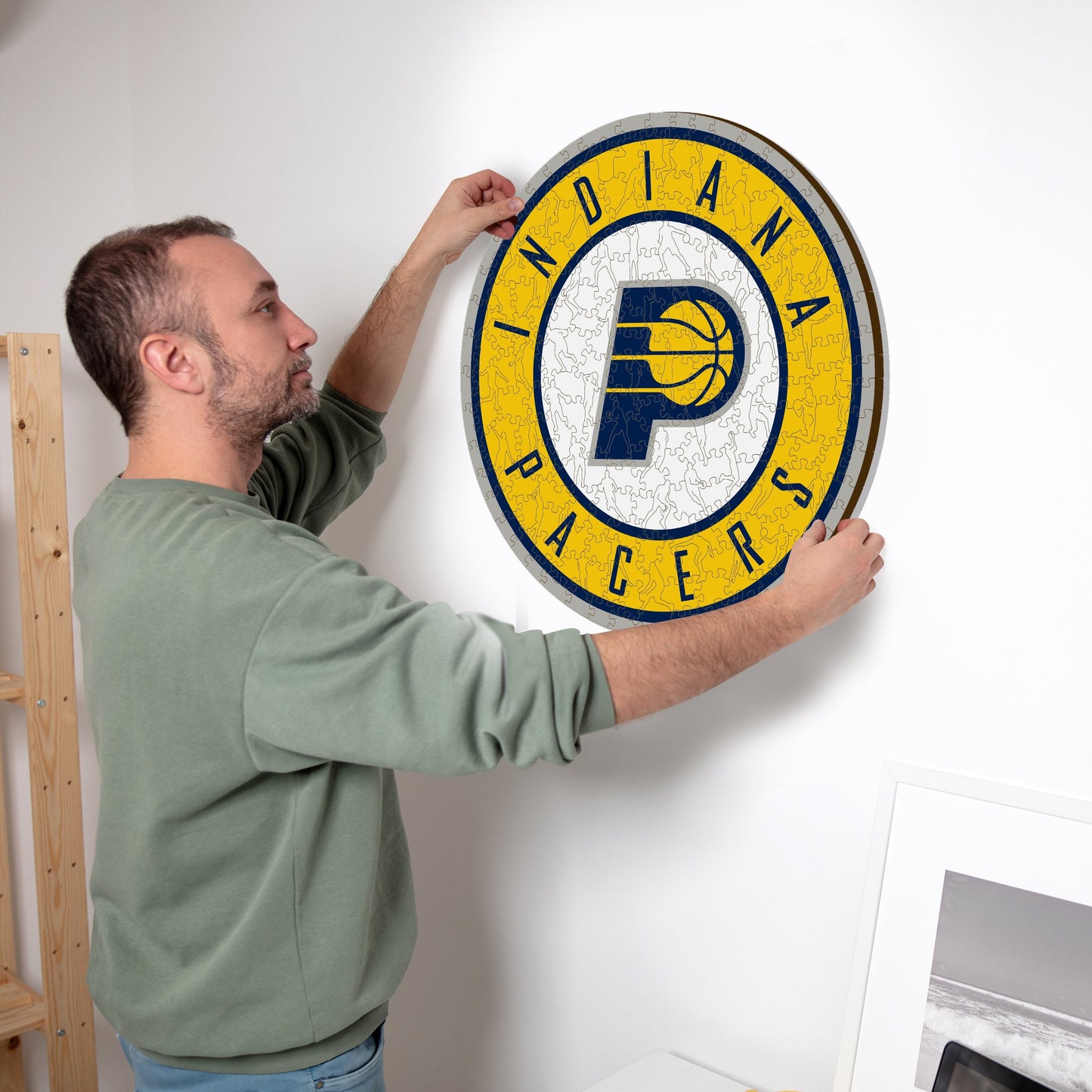Indiana Pacers™ Logo - Holzpuzzle