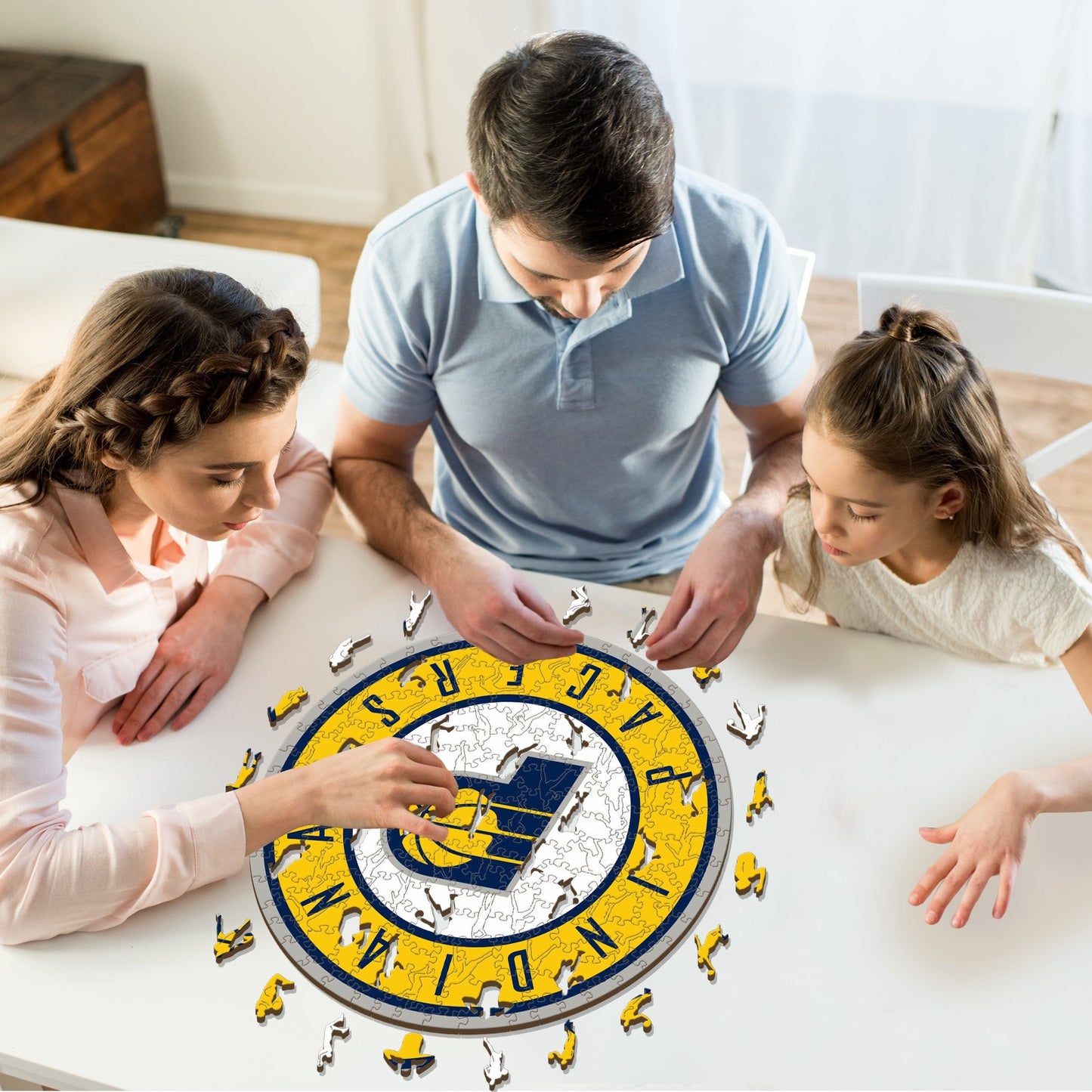 Indiana Pacers™ Logo - Holzpuzzle