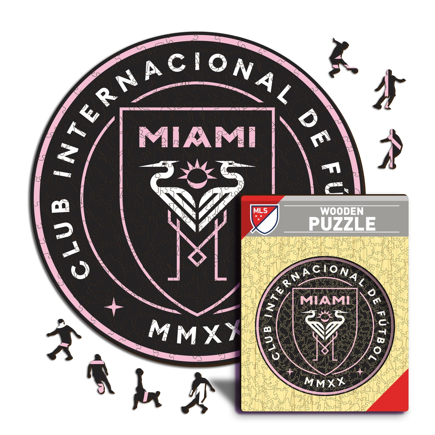 Inter Miami CF® Logo - Holzpuzzle