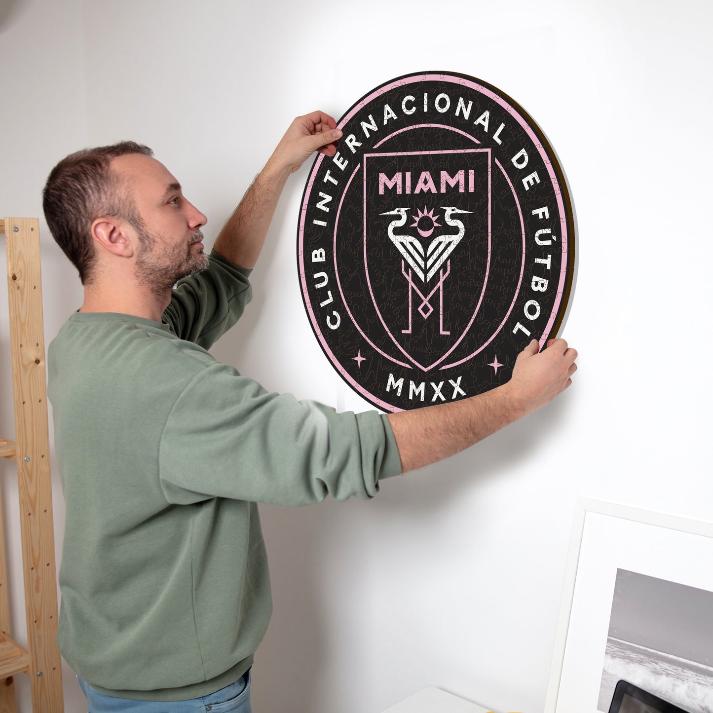 Inter Miami CF® Logo - Holzpuzzle