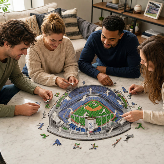 Kansas City Royals™ Kauffman Stadium - Holzpuzzle