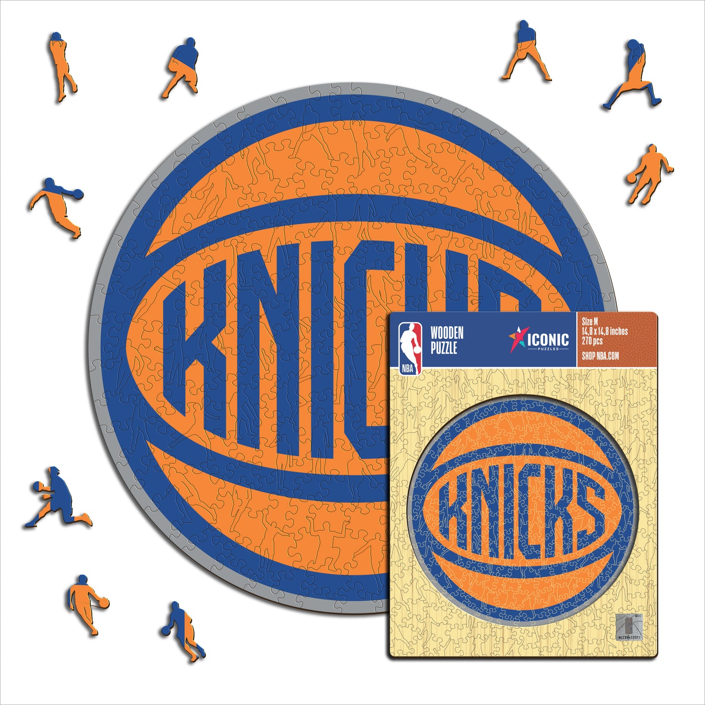 New York Knicks™ Logo - Holzpuzzle