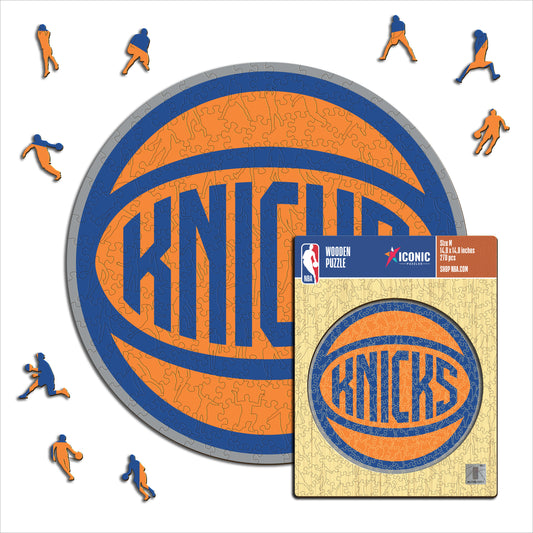 New York Knicks™ Logo - Holzpuzzle