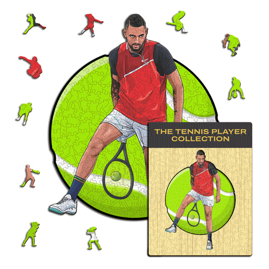 Nick Kyrgios - Holzpuzzle