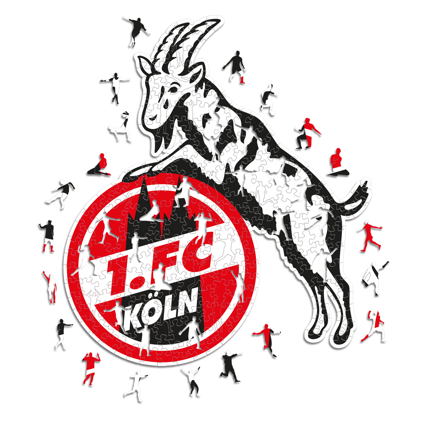 FC Koln® Logo - Holzpuzzle
