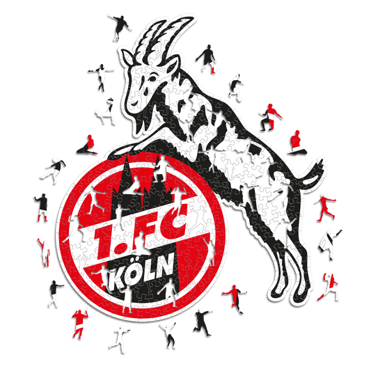 FC Koln® Logo - Holzpuzzle