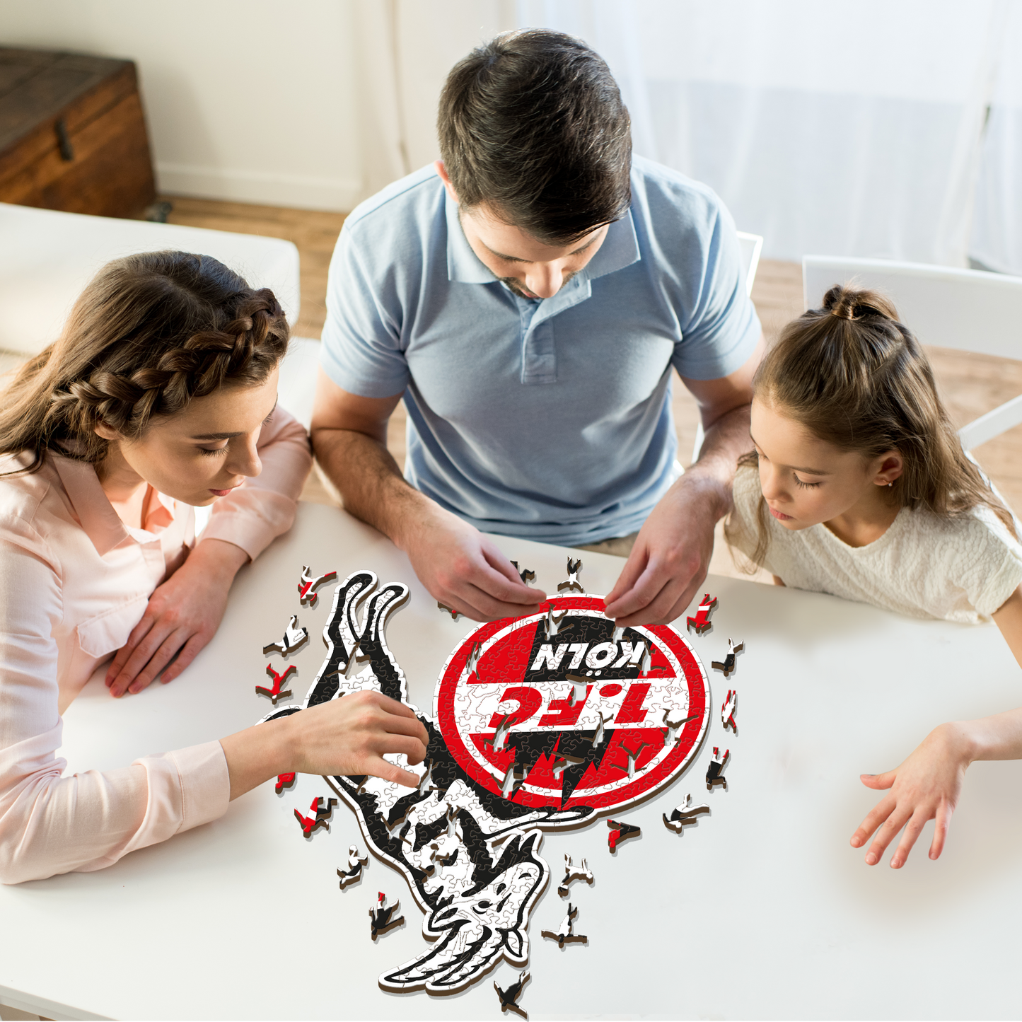 FC Koln® Logo - Holzpuzzle