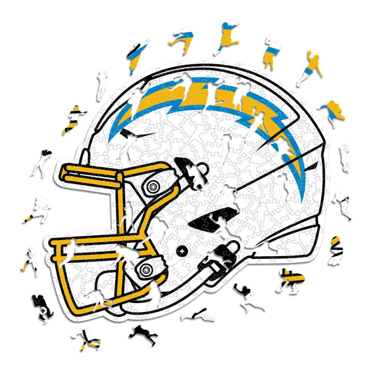 Los Angeles Chargers™ Helm - Holzpuzzle