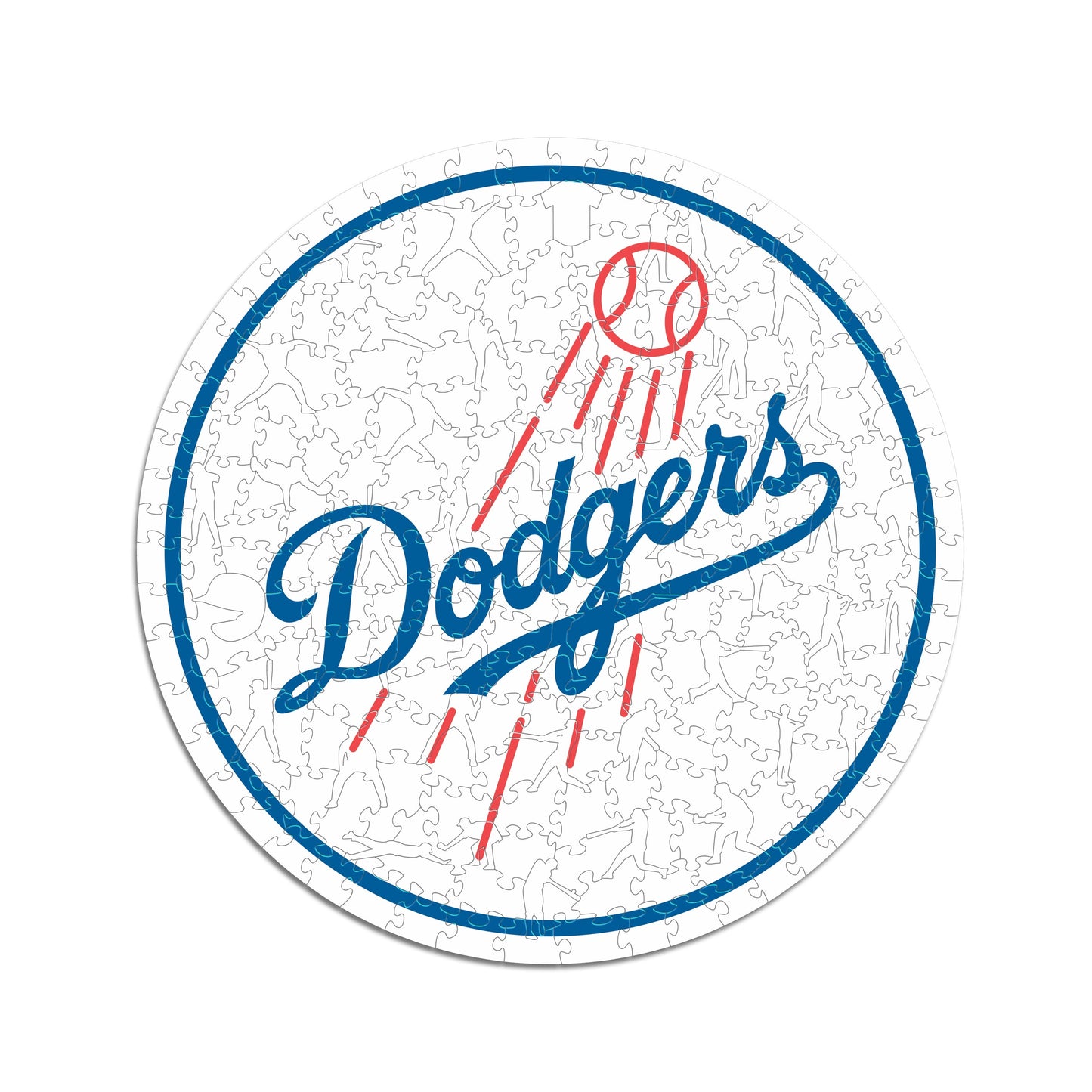 Los Angeles Dodgers™ Logo - Holzpuzzle