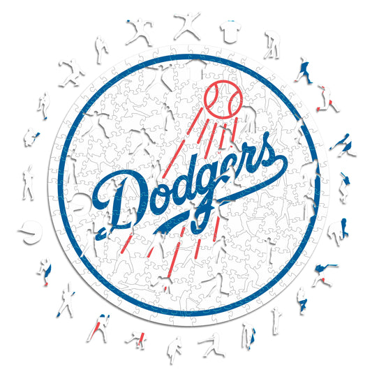 Los Angeles Dodgers™ Logo - Holzpuzzle