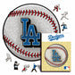 Los Angeles Dodgers™ Baseball - Holzpuzzle