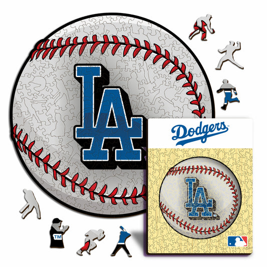 Los Angeles Dodgers™ Baseball - Holzpuzzle