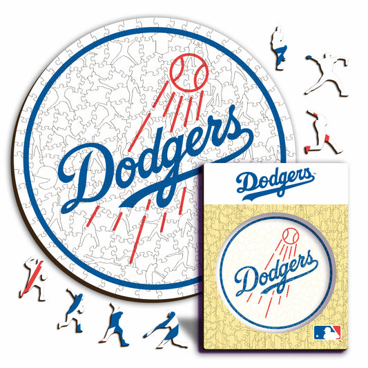 Los Angeles Dodgers™ Logo - Holzpuzzle