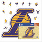 Los Angeles Lakers™ Logo - Holzpuzzle