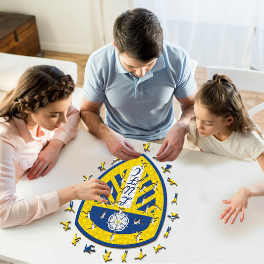 Leeds United FC® Logo - Holzpuzzle
