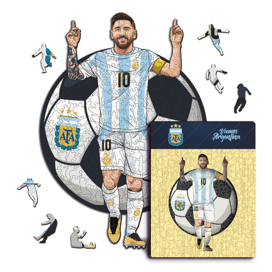Lionel Messi - Holzpuzzle