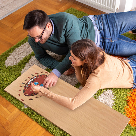 Detroit Lions™ Football - Holzpuzzle