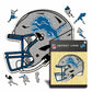 Detroit Lions™ Helm - Holzpuzzle