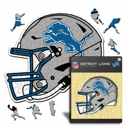 Detroit Lions™ Helm - Holzpuzzle
