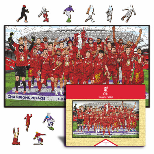 Liverpool FC® Premier League Champions 24/25 - Holzpuzzle