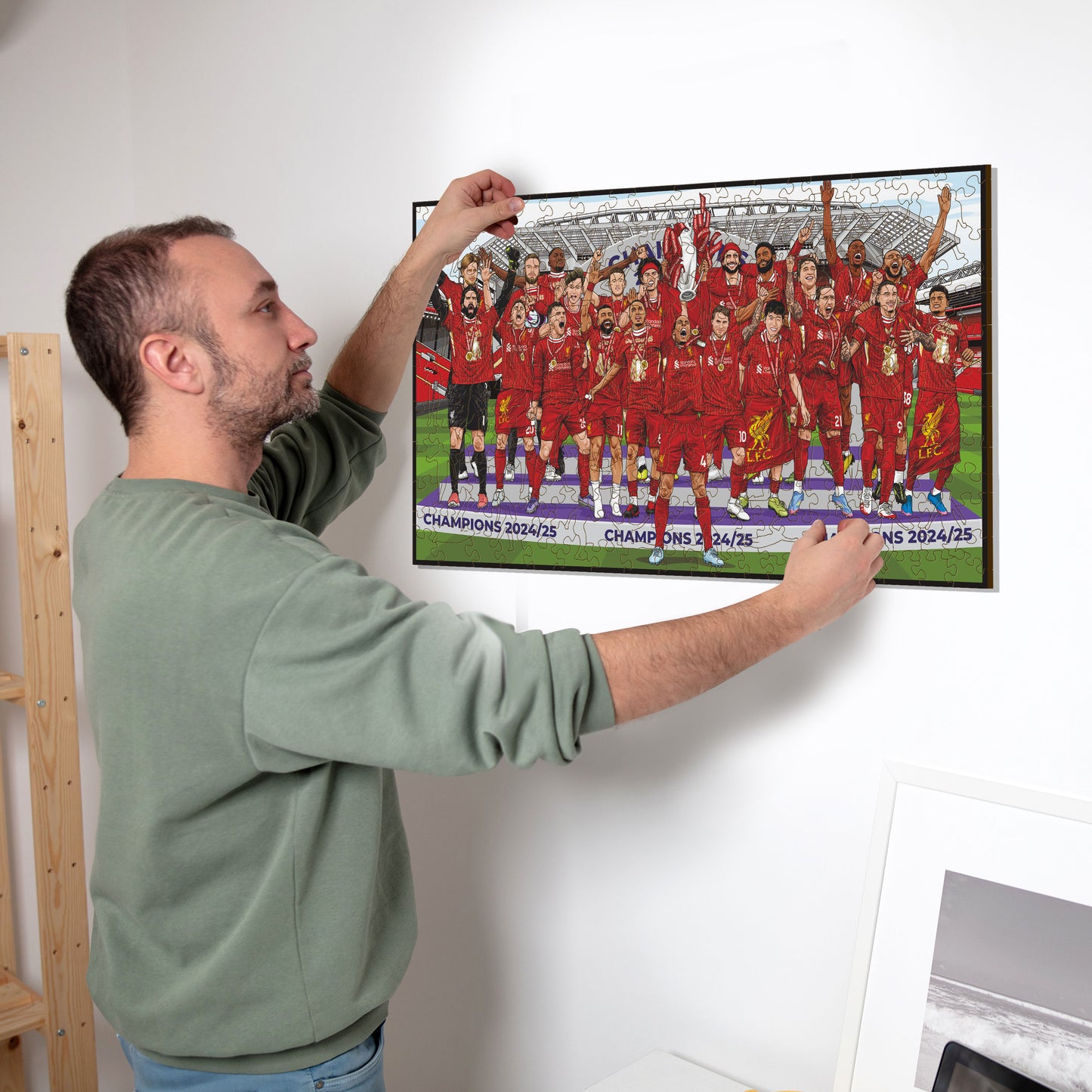 Liverpool FC® Premier League Champions 24/25 - Holzpuzzle