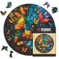 Magische Schmetterlinge - Holzpuzzle