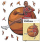 Michael Jordan - Holzpuzzle