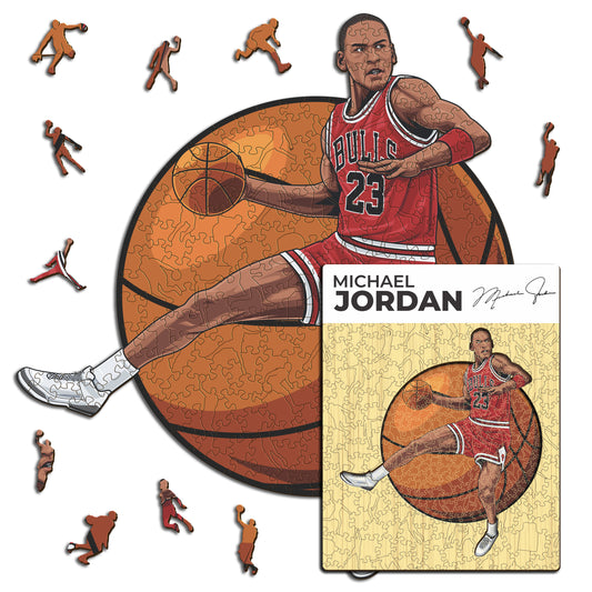 Michael Jordan - Holzpuzzle