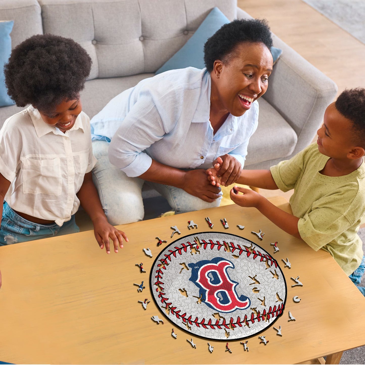 Boston Red Sox™ Baseball - Holzpuzzle