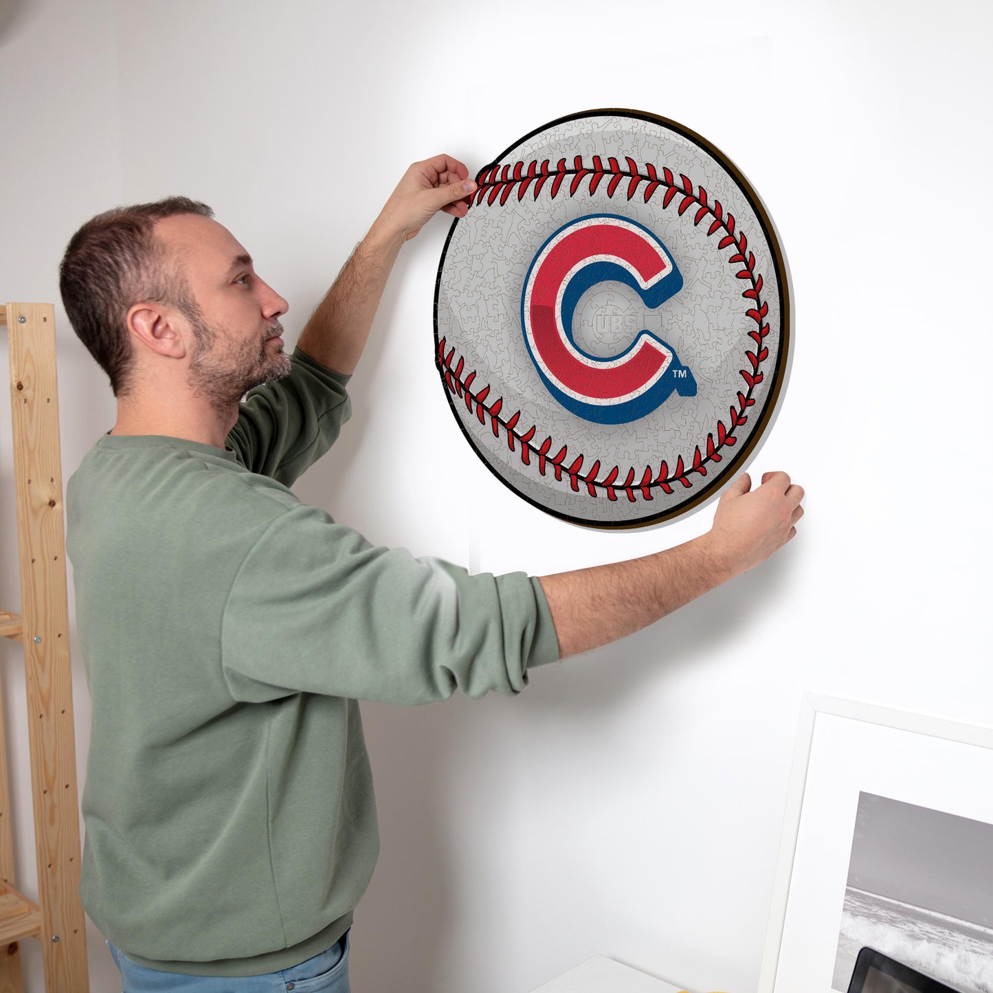 Chicago Cubs™ Baseball - Holzpuzzle