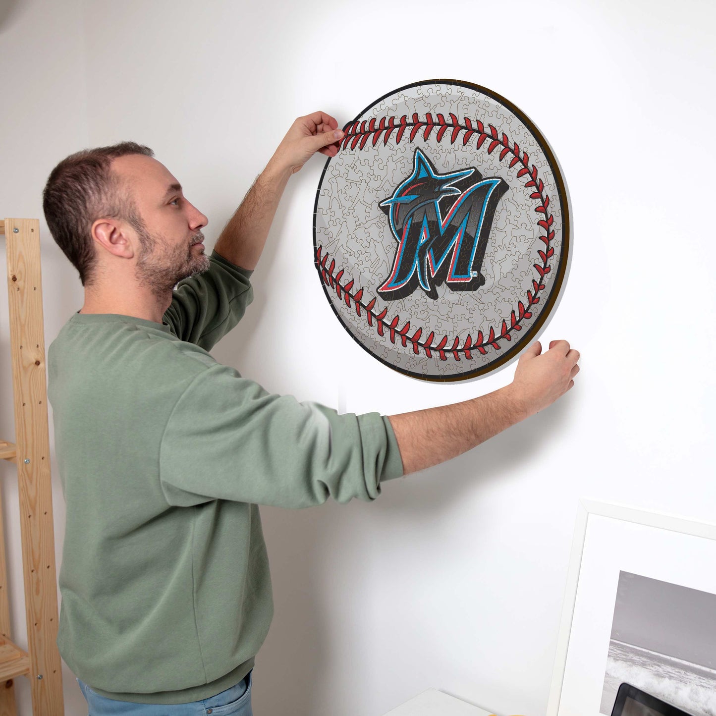 Miami Marlins™ - Holzpuzzle