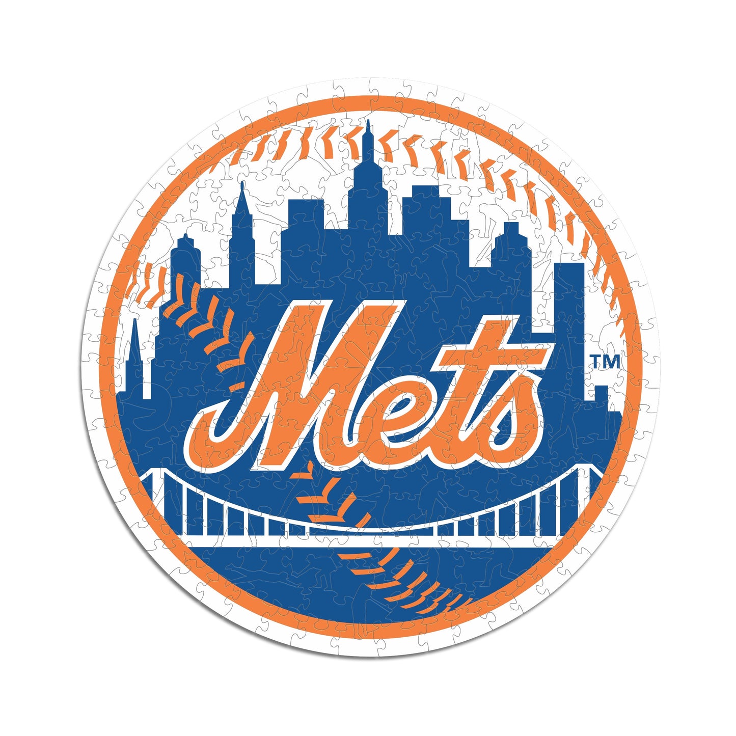 New York Mets™ Logo - Holzpuzzle