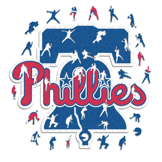 Philadelphia Phillies™ Logo - Holzpuzzle