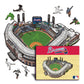 Atlanta Braves™ Truist Park - Holzpuzzle