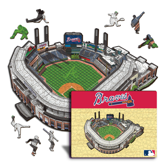 Atlanta Braves™ Truist Park - Holzpuzzle