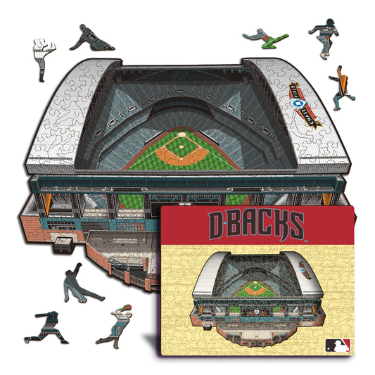 Arizona Diamondbacks™ Chase Field - Holzpuzzle